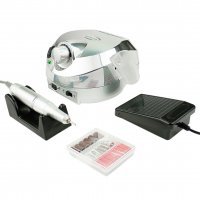 Фрезер для маникюра зеркальный глянец ZS-601 65W 45000об Серебро №3